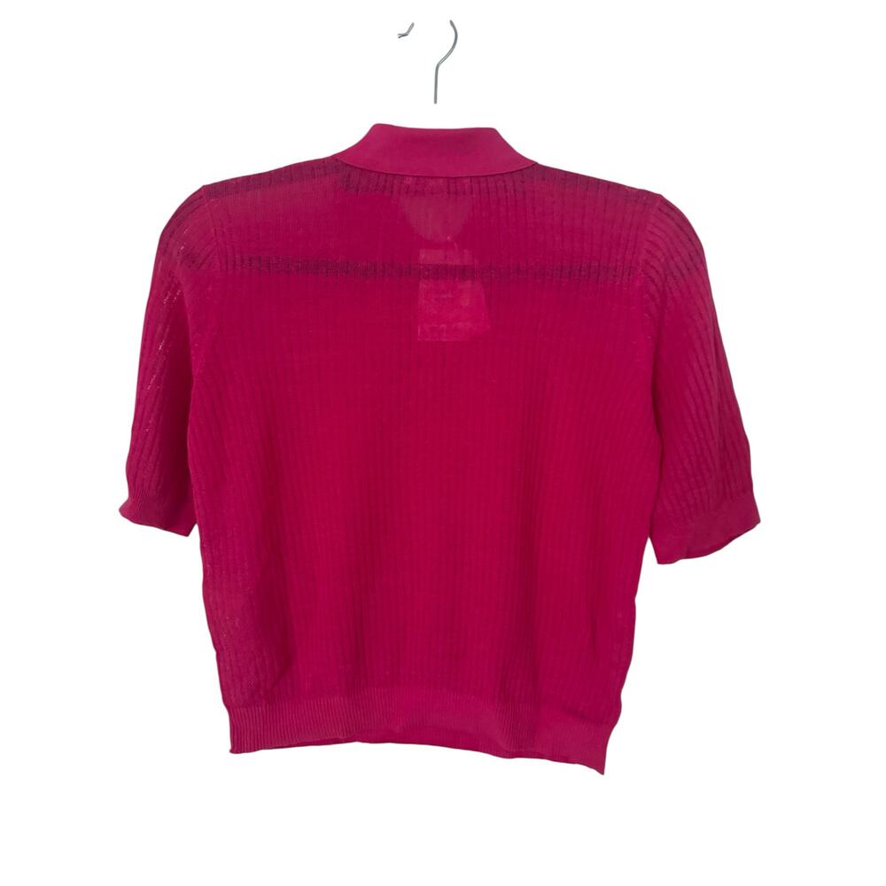 NWT Madewell Short-Sleeve Polo Sweater Tee - Picture 11 of 12